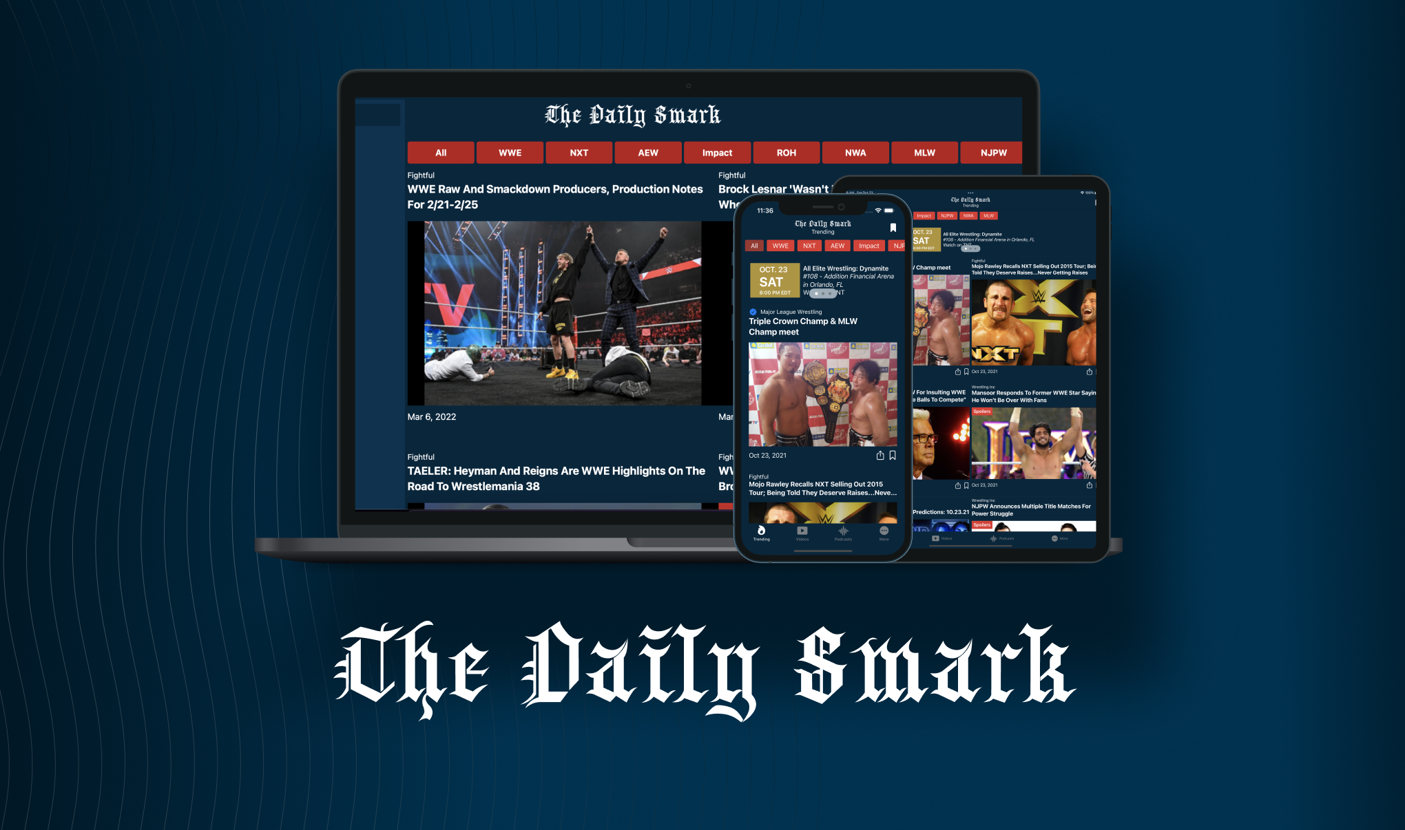 Screenshot of The Daily Smark project
